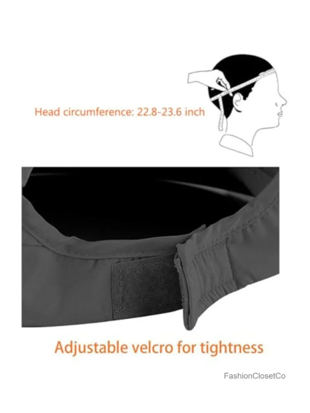 Wide Brim UV Protection Sun Hat Packable Visor with Chin Strap Floppy